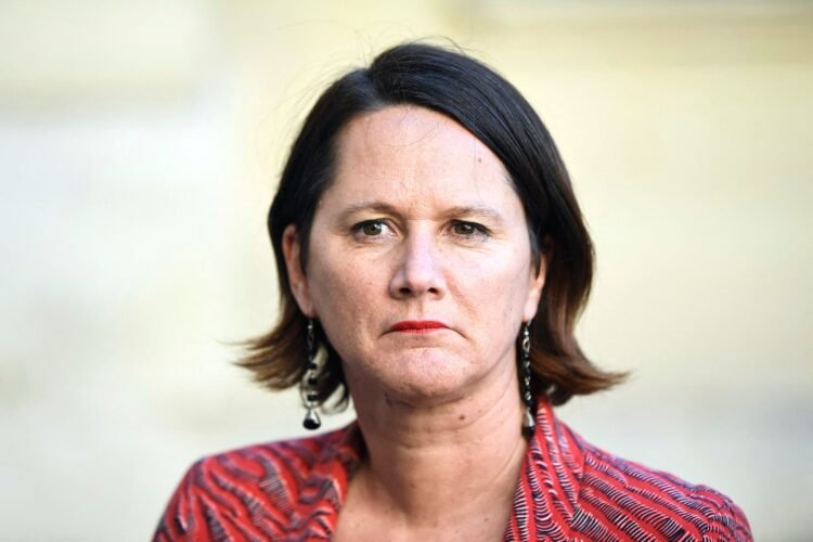 La maire de Nantes Johanna Rolland arrive pour une réunion avec le Premier ministre français, à l'hôtel de Matignon à Paris, France, le 4 avril 2023. Elisabeth Borne doit recevoir le 4 avril 2023 le chef du parti écologiste EELV, qui souhaite lui parler de "maintien de l'ordre", et le premier secrétaire du Parti socialiste, qui entend évoquer "la situation générale du pays". Photo par Victor Joly/ABACAPRESS.COM