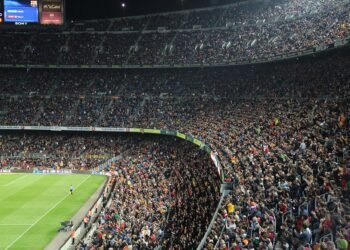 football stadium full crowd match