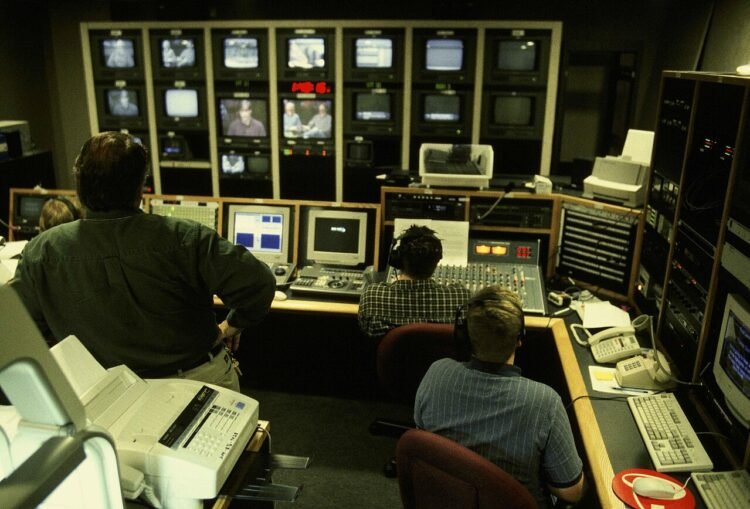 video camera recording studio