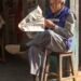 newspaper reading