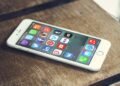 smartphone screen social media app icons