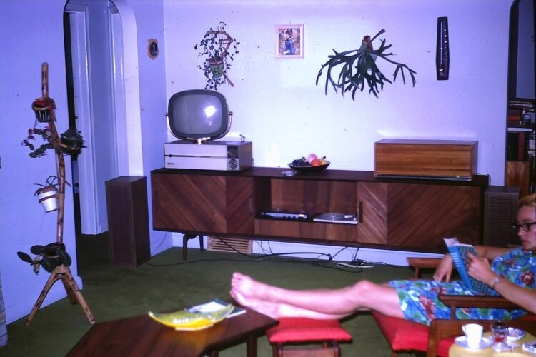 television screen living room
