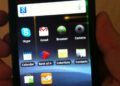 smartphone hands social media app