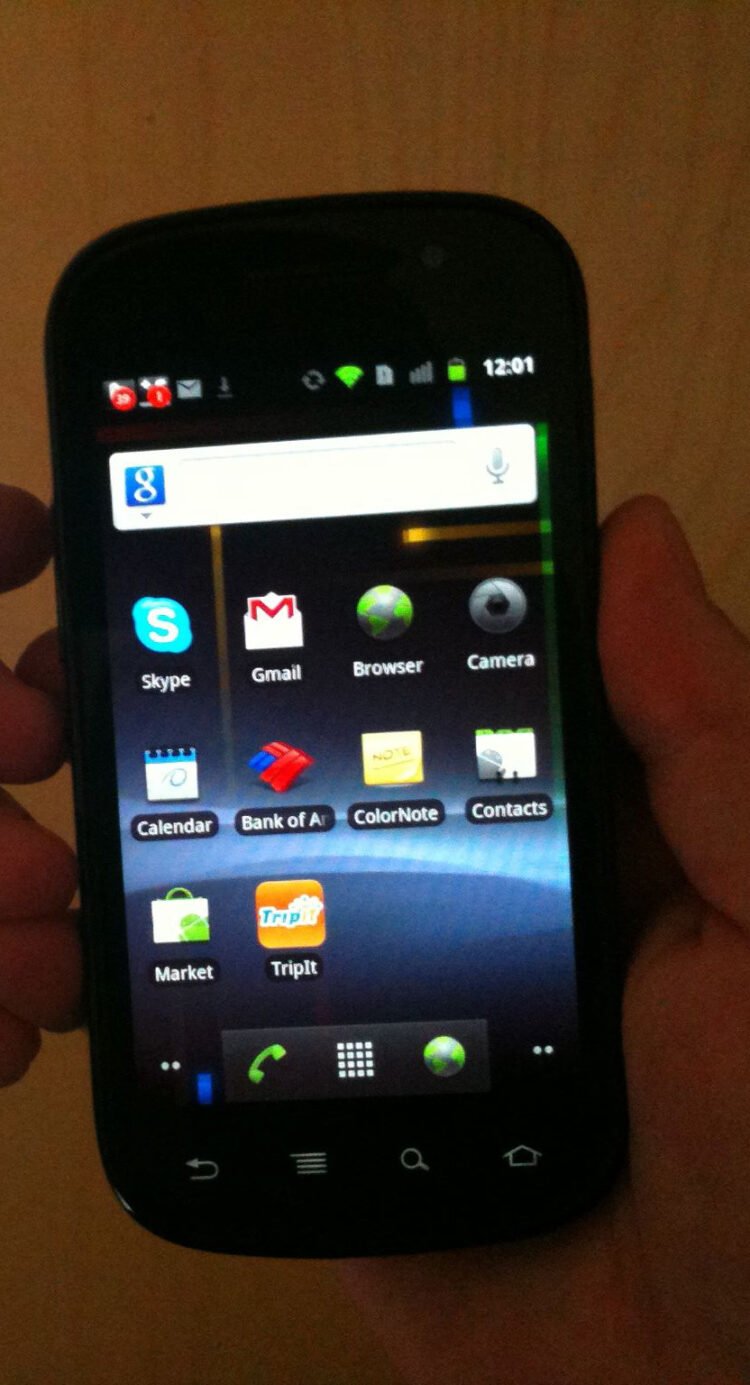 smartphone hands social media app